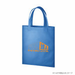不織布A4フラットトート　シルク1色印刷