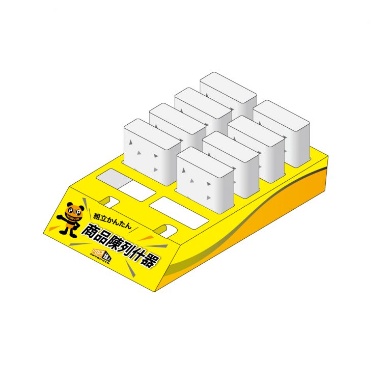 組立かんたん商品陳列什器
